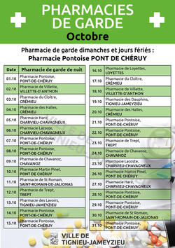 Pharmacies de garde juillet